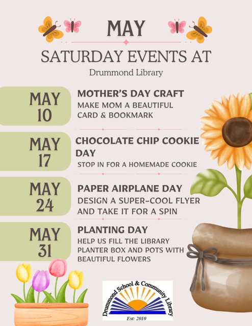 Invitation potted sunflower, potted tulips